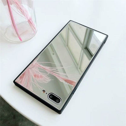 Glass Mirror phone case Women iphone case - www.Shopthatapp.com