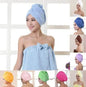 Women's Microfiber Hair Dryer Cap Absorbent Hair Towel. - www.Shopthatapp.com