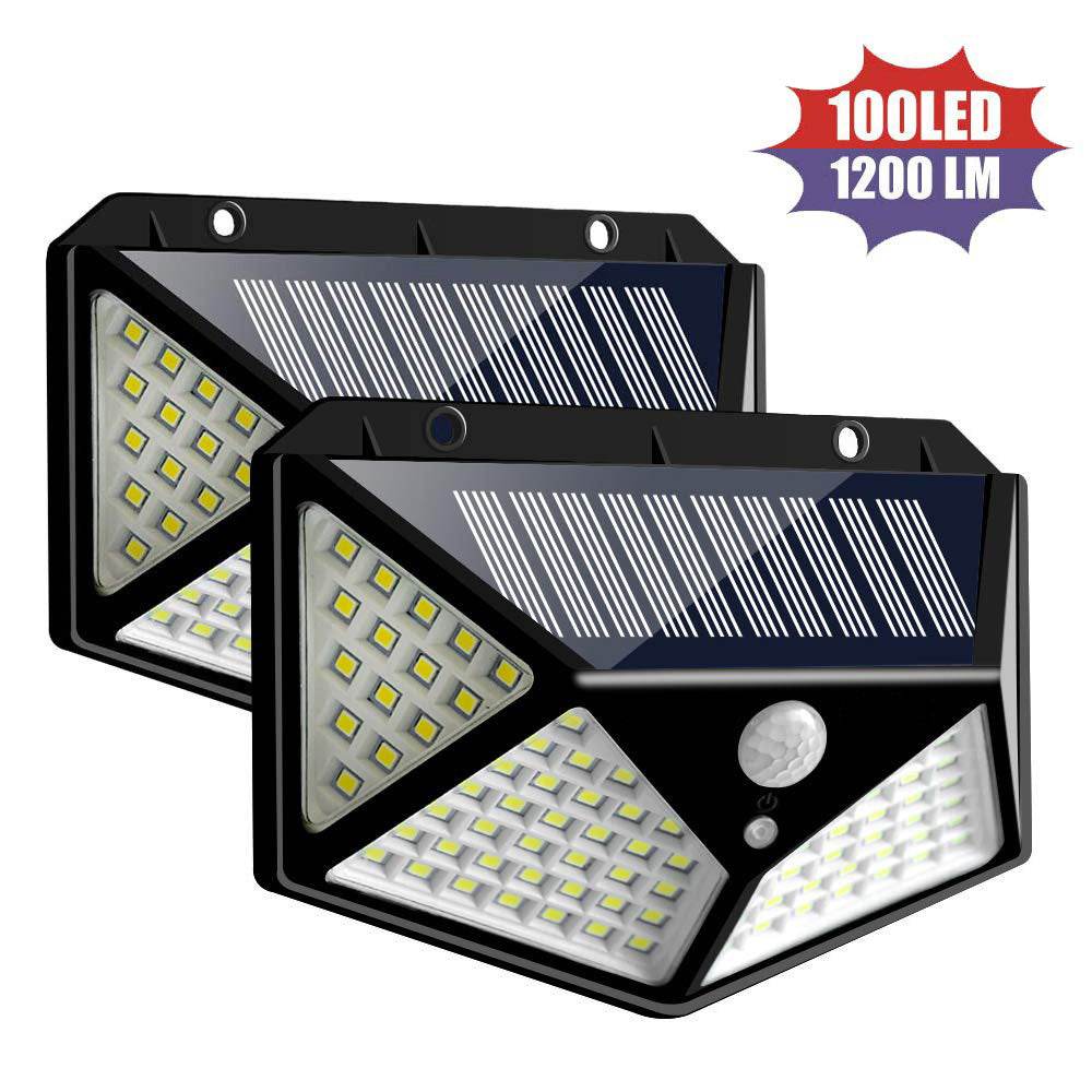 100LED solar wall LED light Outdoor, Corridor, Garden, Courtyard Lightning - www.Shopthatapp.com