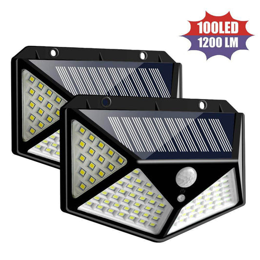 100LED solar wall LED light Outdoor, Corridor, Garden, Courtyard Lightning - www.Shopthatapp.com