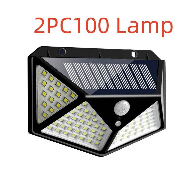 100LED solar wall LED light Outdoor, Corridor, Garden, Courtyard Lightning - www.Shopthatapp.com
