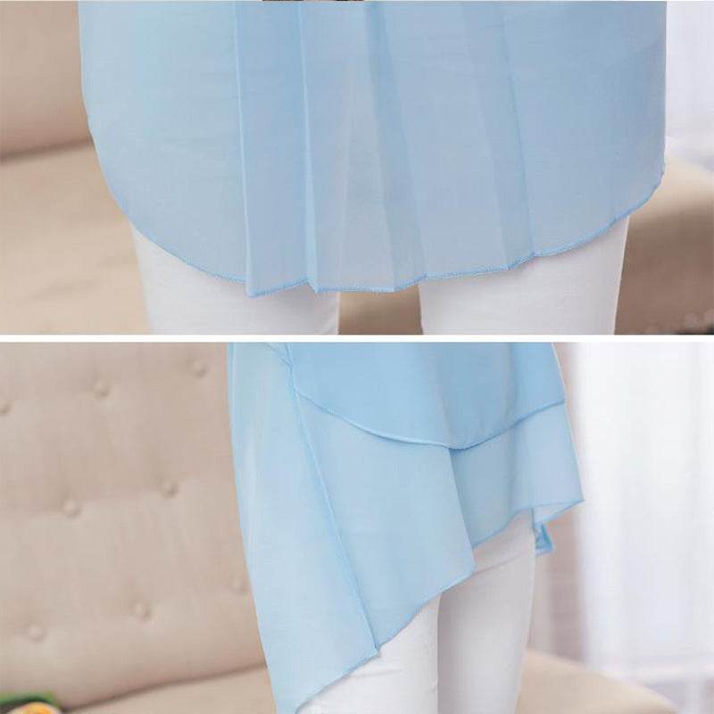 New Spring Summer Women Chiffon Loose Blouse  top O-Neck Short sleeve Plus size - www.Shopthatapp.com