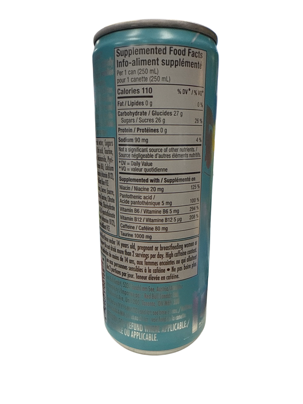 Red Bull Winter Edition Iced Vanilla Berry 250ML - Canadian Edition - www.Shopthatapp.com