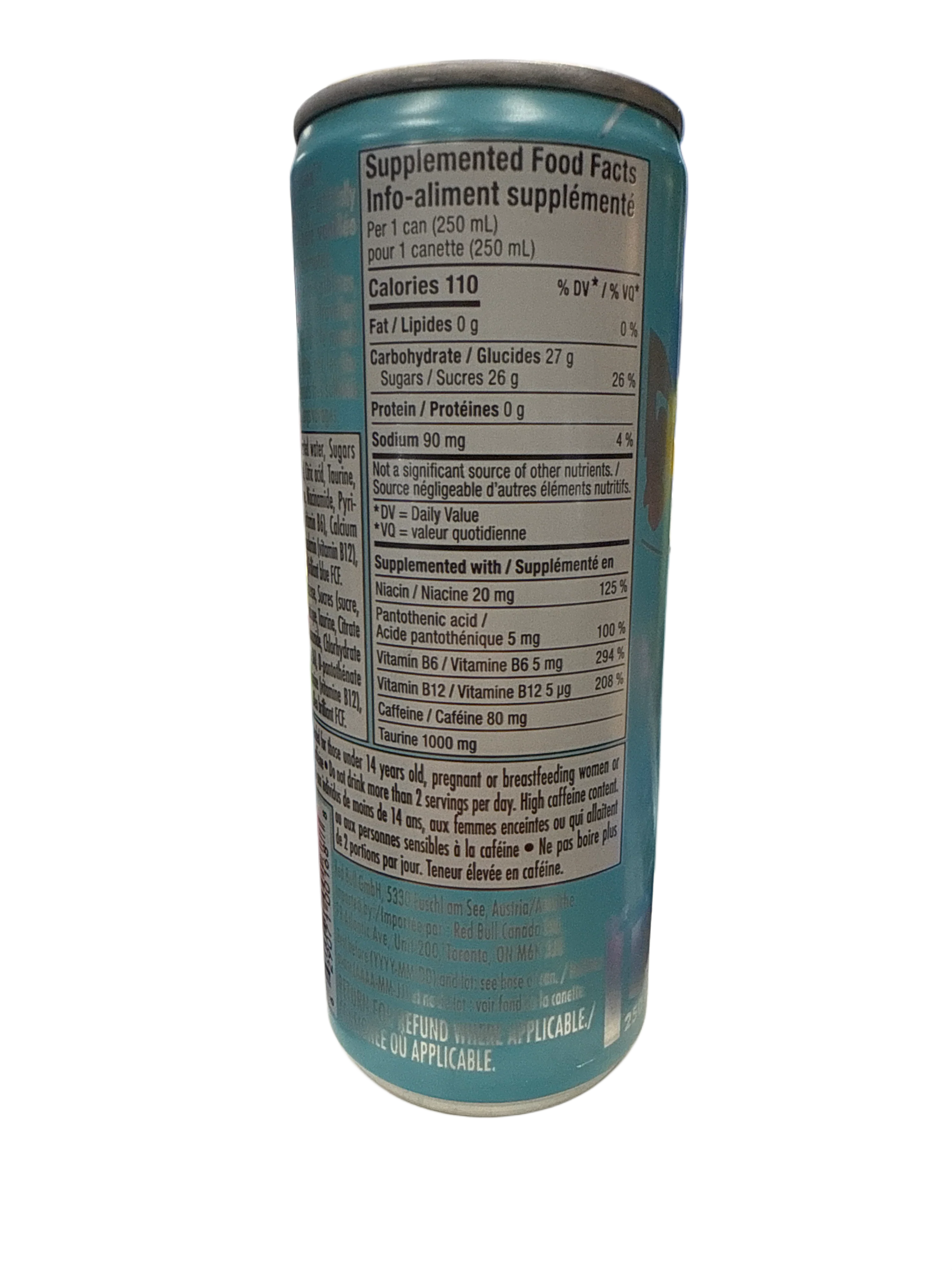 Red Bull Winter Edition Iced Vanilla Berry 250ML - Canadian Edition - www.Shopthatapp.com