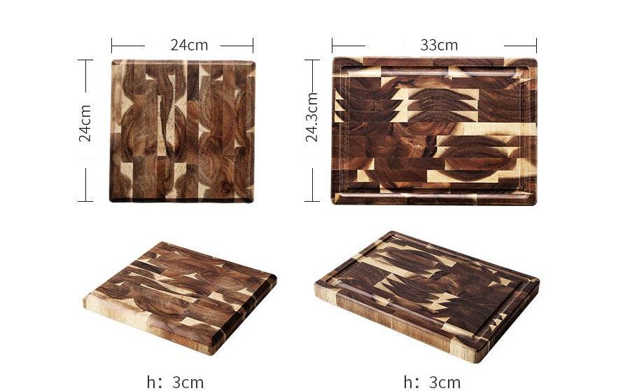 Luxury chopping board  Kitchen Household Parquet Solid Wood Cutting Board - www.Shopthatapp.com