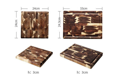 Luxury chopping board  Kitchen Household Parquet Solid Wood Cutting Board - www.Shopthatapp.com