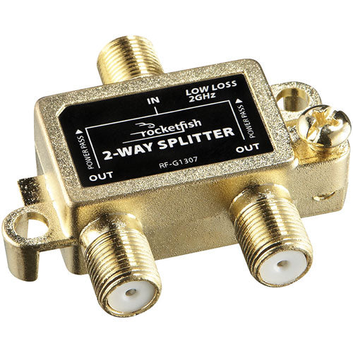 Répartiteur coaxial à 2 voies de Rocketfish (RF-G1307-C) - www.Shopthatapp.com