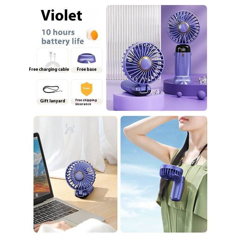 Handheld Usb Mini Portable Folding Aromatherapy Fan - www.Shopthatapp.com
