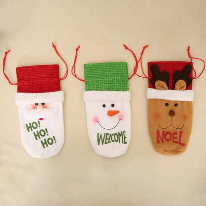 Christmas Decorations Christmas Wine Bottle Socks - www.Shopthatapp.com
