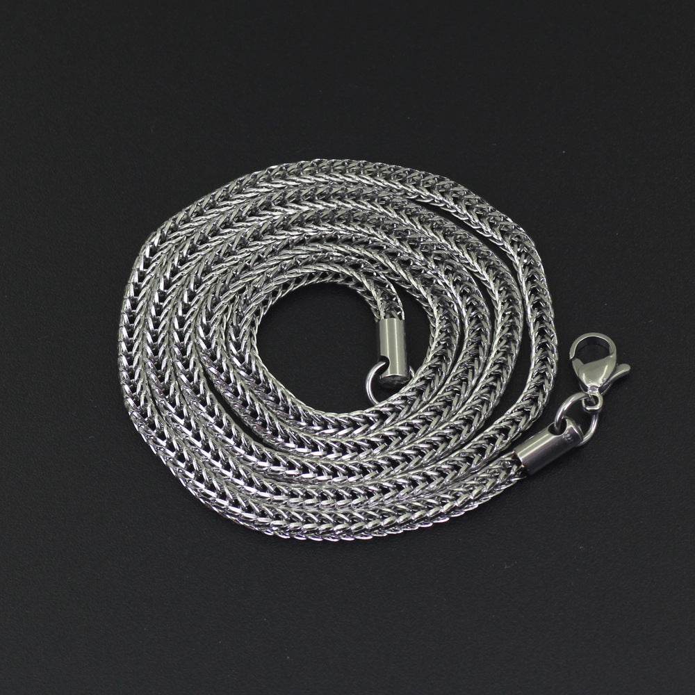 Vacuum Electroplating Stainless Steel Chain Necklace For Men And Women - www.Shopthatapp.com