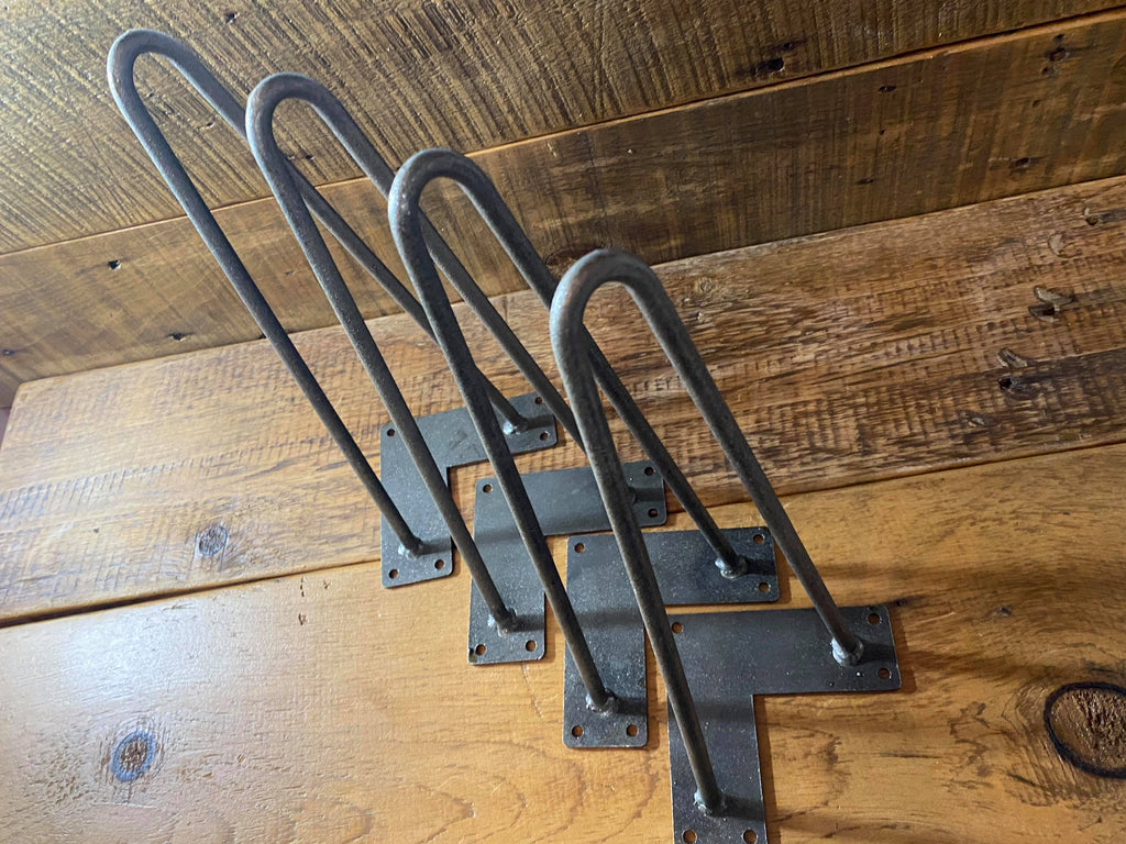 Pieds en épingle à cheveux à 2 tiges. Ensemble de 4 - www.Shopthatapp.com