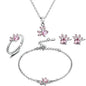 4pcs Women Jewelry Sets - www.Shopthatapp.com