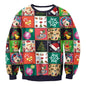 UGLY CHRISTMAS SWEATER Vacation Santa Elf Funny Womens Men Sweaters Tops Autumn Winter Clothing - www.Shopthatapp.com
