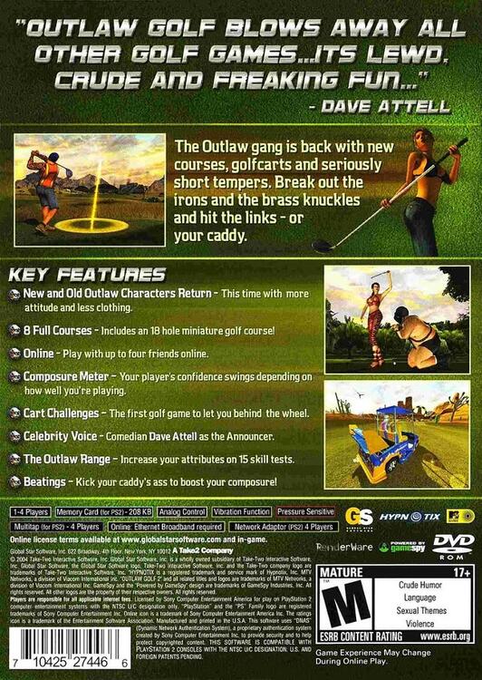Outlaw Golf 2 (usagé) - www.Shopthatapp.com