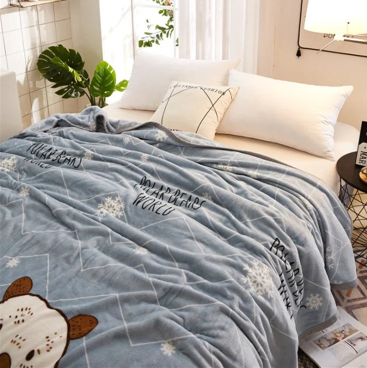 Air conditioning blanket flannel blanket - www.Shopthatapp.com