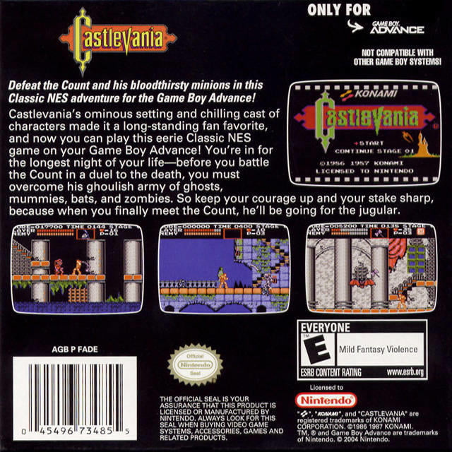 Castlevania Classic NES Series (usagé) - www.Shopthatapp.com