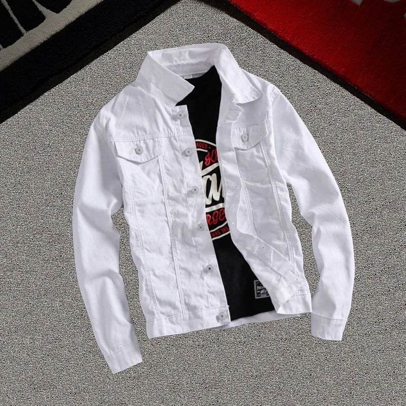 Denim jacket men Jeans - www.Shopthatapp.com