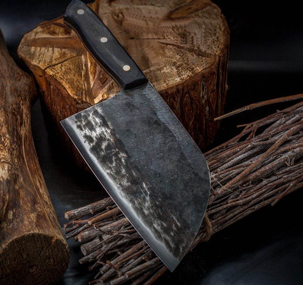 Stainless Steel Meat Cleaver Chef's Knife Cleaver - www.Shopthatapp.com