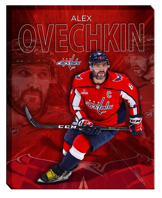 Alexander Ovechkin 16x20 Canvas Collage Capitals-V - www.Shopthatapp.com