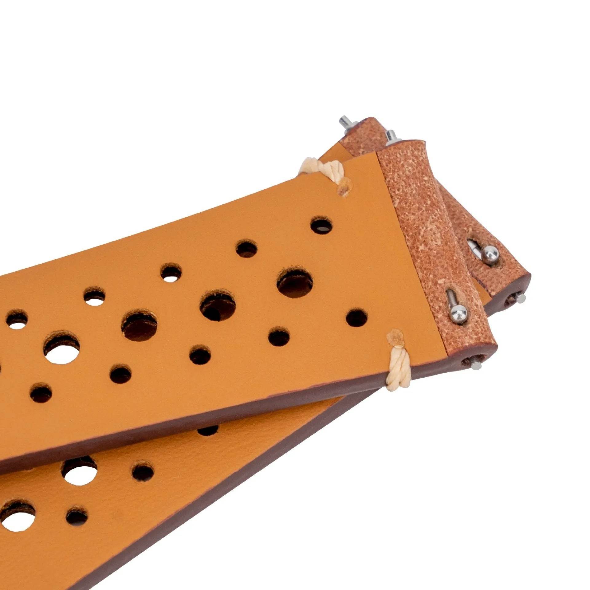 20mm Watch First Layer Cow Leather Watch Strap Retro Comfort - www.Shopthatapp.com