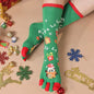 Cute Winter Christmas socks Five-finger  Elastic absorbent Split-toe - www.Shopthatapp.com