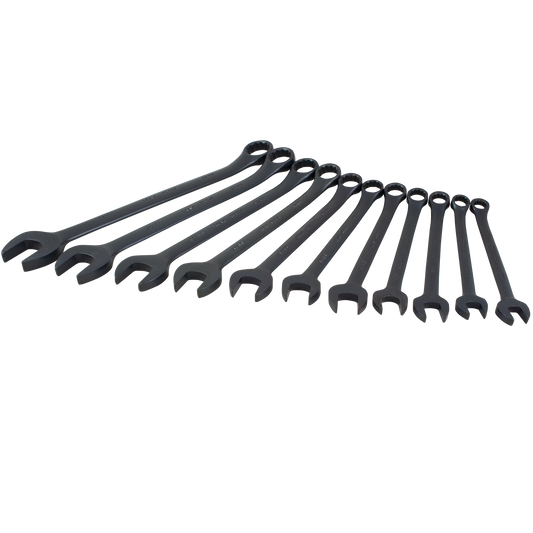 11 Piece 12 Point Metric Black Combination Wrench Set - www.Shopthatapp.com #