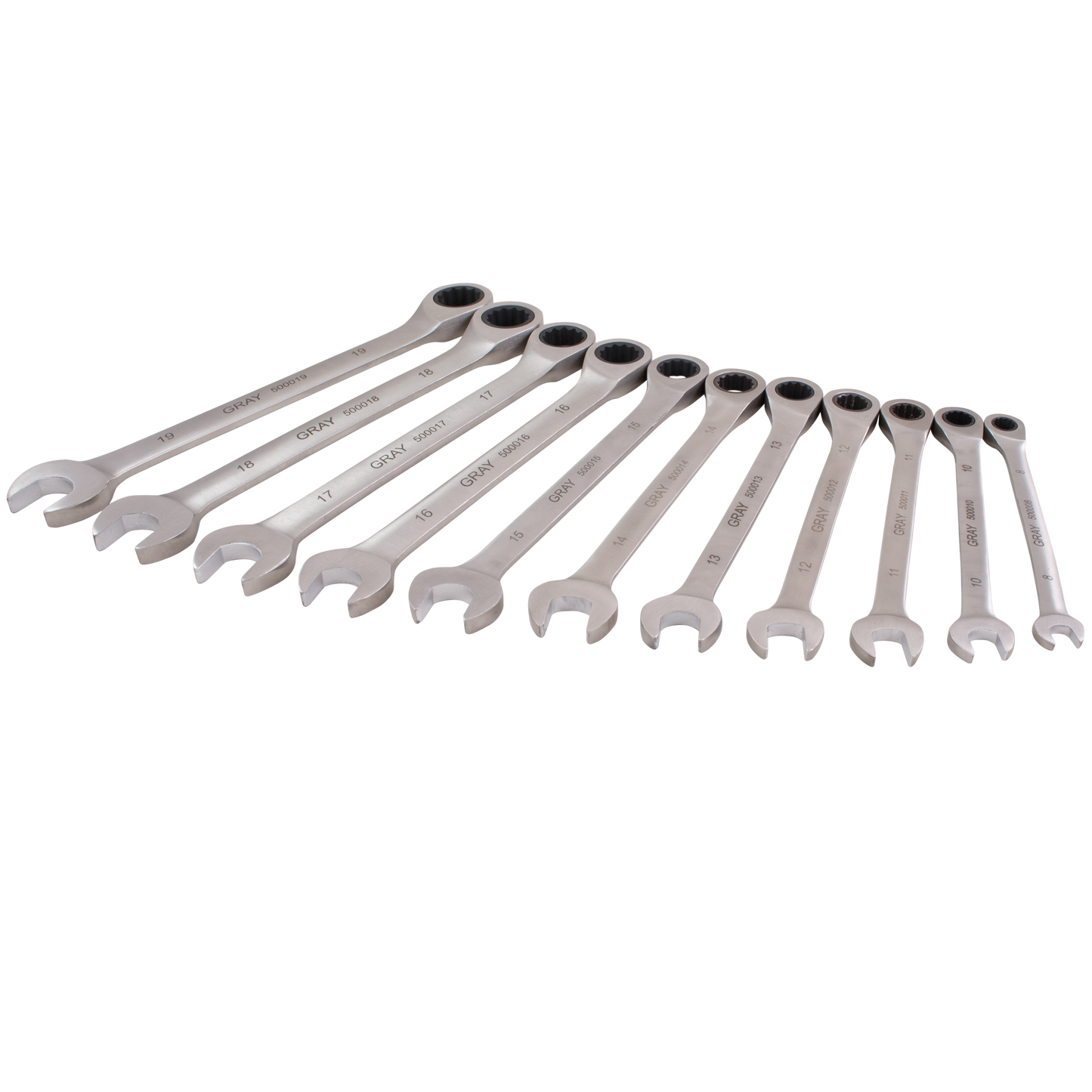 11 Piece Multi-Gear Combination Fixed Head Ratcheting Wrench Set - www.Shopthatapp.com #