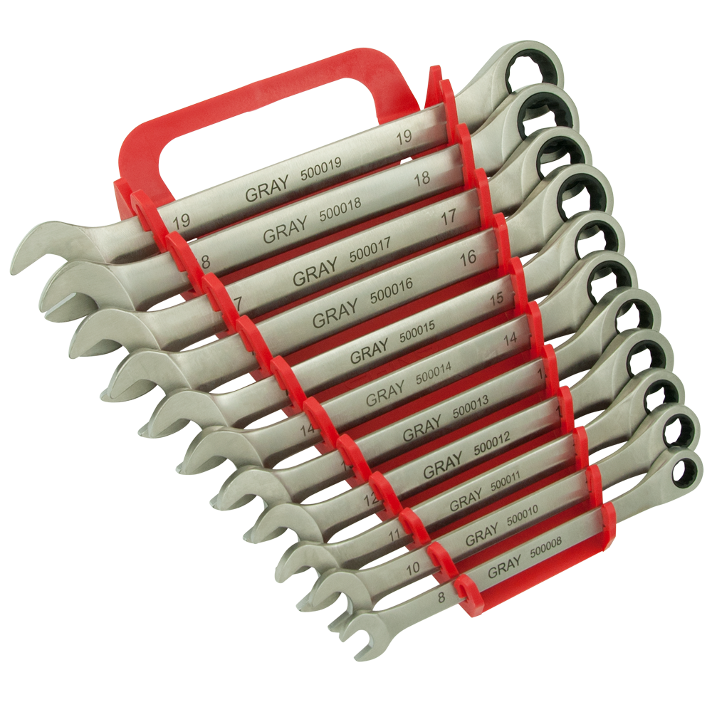 11 Piece Multi-Gear Combination Fixed Head Ratcheting Wrench Set - www.Shopthatapp.com #