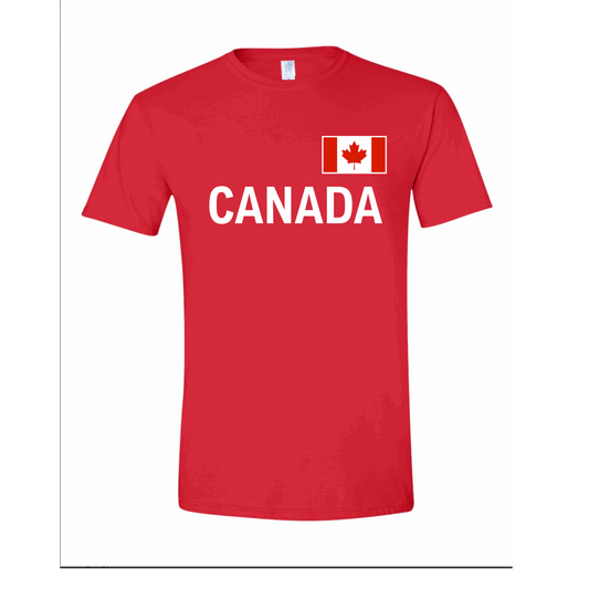 Canada World Football Fan Tee – Red - www.Shopthatapp.com