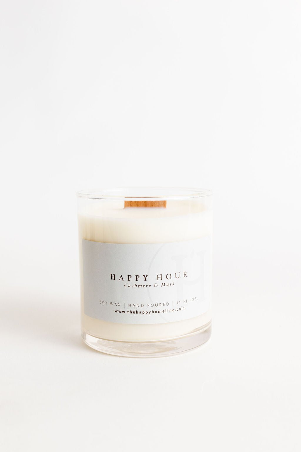 11 oz Happy Hour Wood Wick Candle - www.Shopthatapp.com