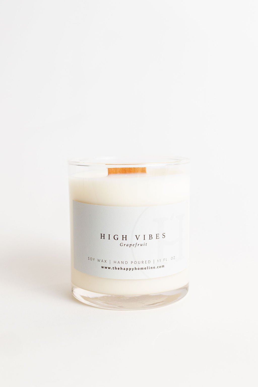 11 oz High Vibes Wood Wick Candle - www.Shopthatapp.com
