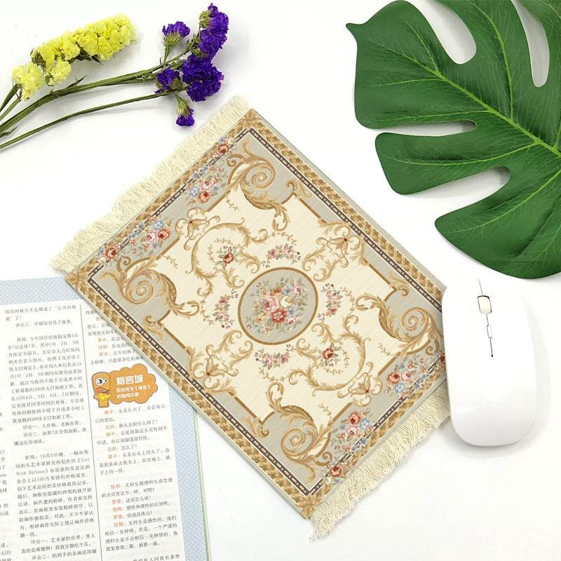 Office mouse pad, Suede fringe mouse pad Hot rubber  Bohemian style - www.Shopthatapp.com