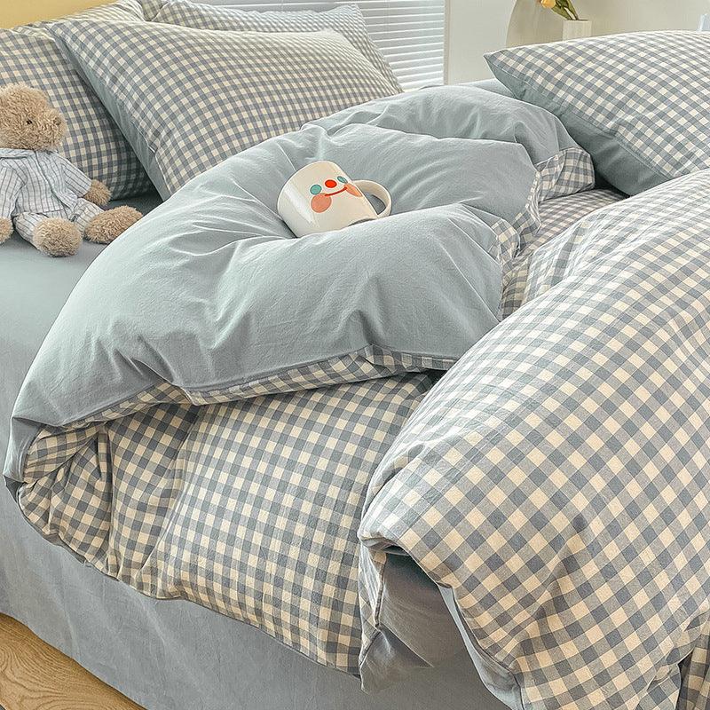 Pure Cotton Class A Four-piece Quilt Cover Household Pure Cotton Bed Sheet Duvet Cover - www.Shopthatapp.com