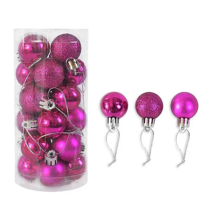 Christmas Decoration Shiny Matte Christmas Ball - www.Shopthatapp.com