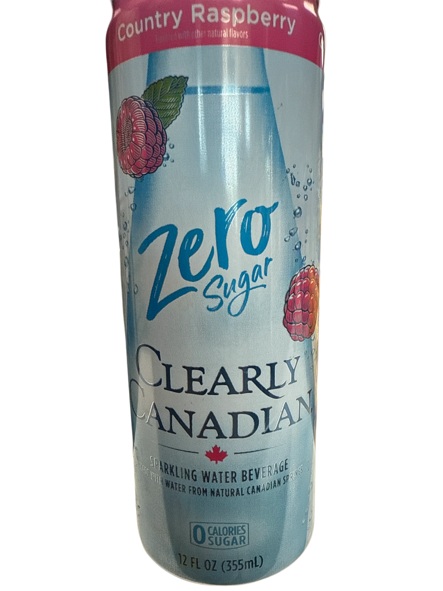 Clearly Canadian Zero Sugar  Country Raspberry Flavour 355ML - Canadian Edition - www.Shopthatapp.com