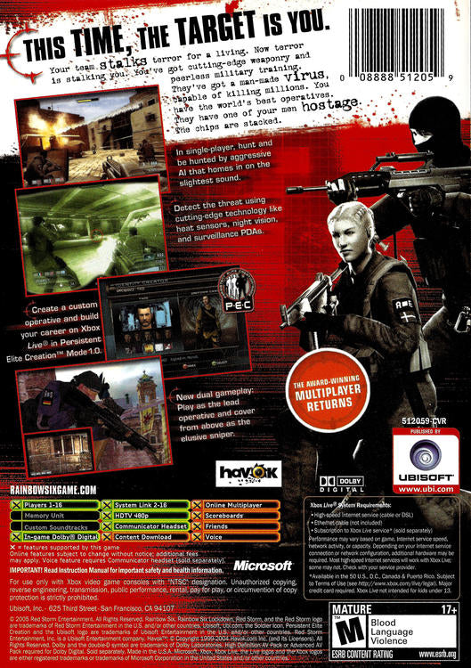 Tom Clancy's Rainbow Six: Lockdown (usagé) - www.Shopthatapp.com