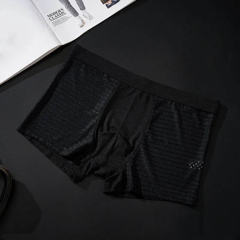 Yachen Silky mesh Breathable boxer briefs underwear men - www.Shopthatapp.com