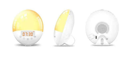 Wifi voice control smart wake-up light alarm clock - www.Shopthatapp.com