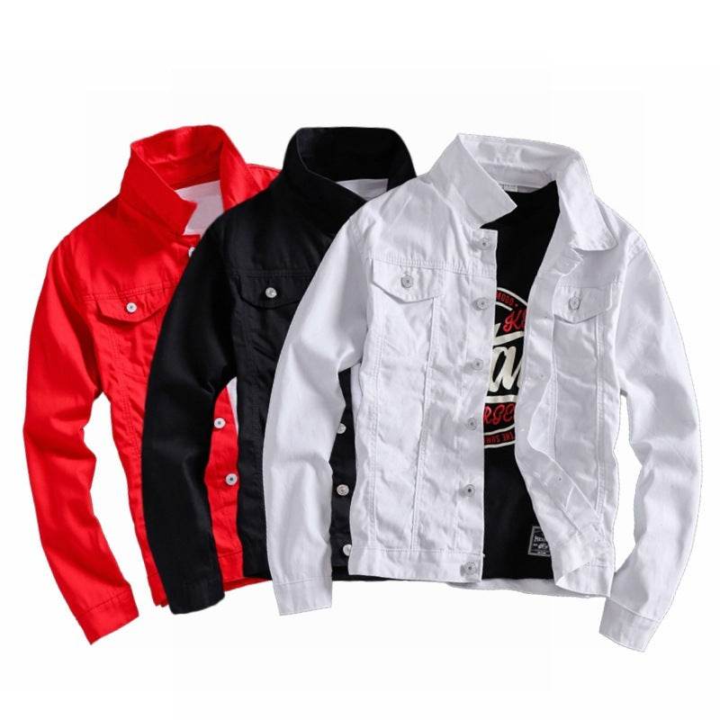 Denim jacket men Jeans - www.Shopthatapp.com