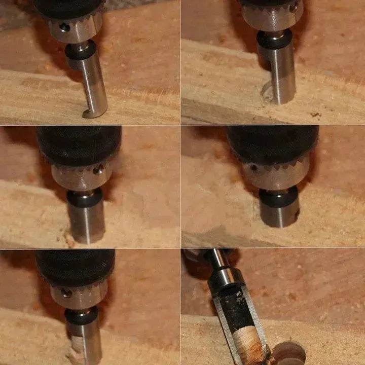 8pcs Wood Plug Cutter set tapered plug cutter - www.Shopthatapp.com