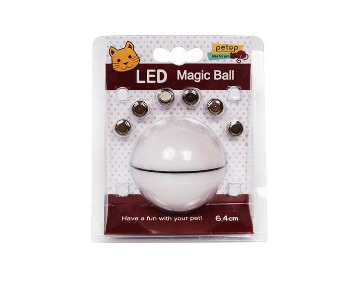 LED Laser Electronic Rolling Pet Funny Cat Toy Ball - www.Shopthatapp.com