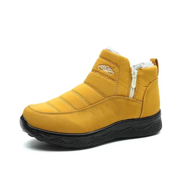 Winter Women's Cotton-padded Thick fleece lined Ankle Snow Boots - www.Shopthatapp.com