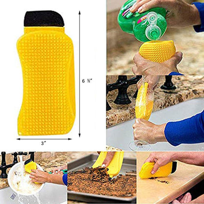 3-in-1 Sponge Hero Kitchen Scrub, Scrapes and Squeegees - www.Shopthatapp.com