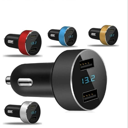 Fast Charging - Automobile Smart Digital LED display car charger - www.Shopthatapp.com