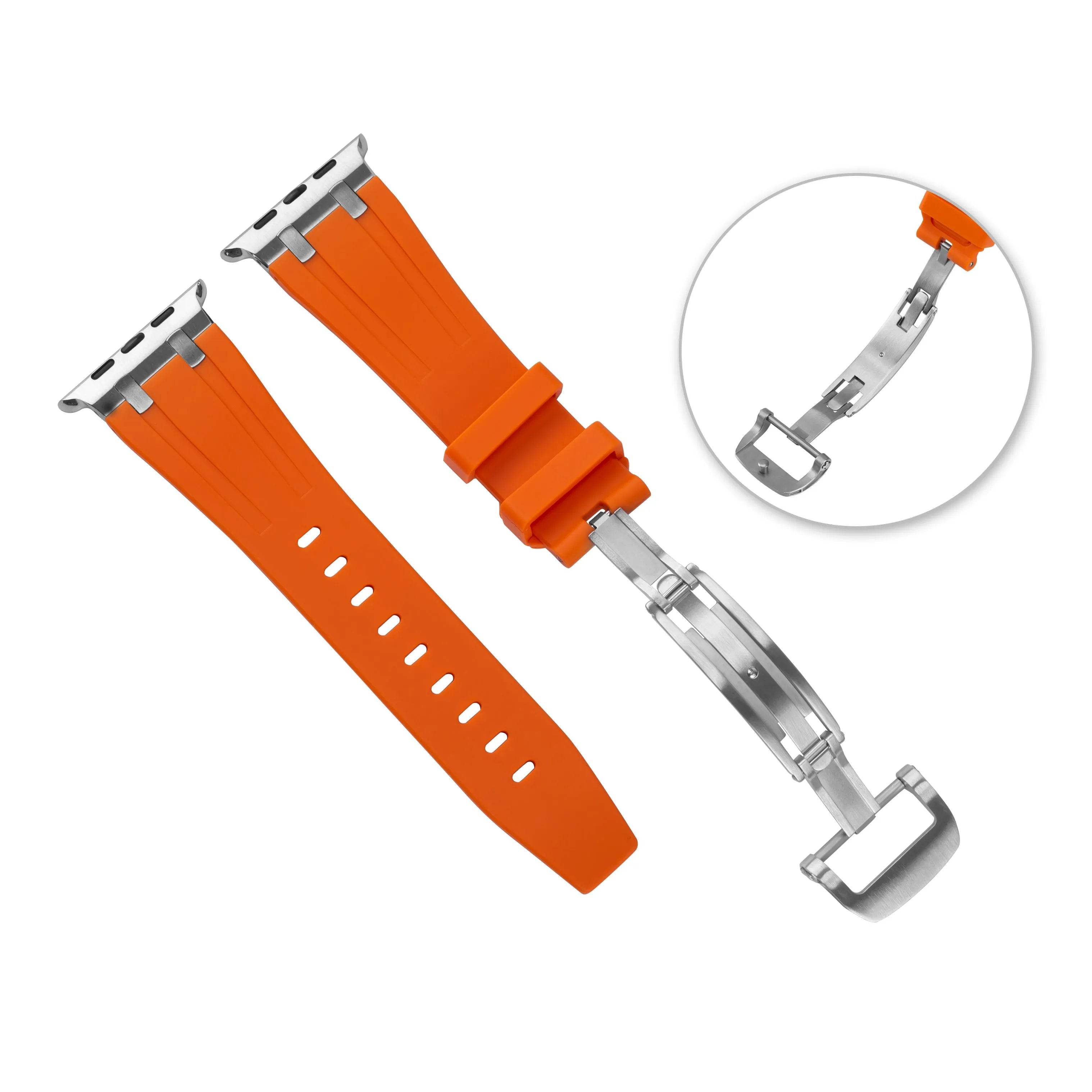 Liquid Silicone Sports Oak Butterfly Watch-buttom Strap - www.Shopthatapp.com