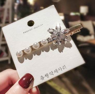 Elegant Pearl Bling Hair Clip - www.Shopthatapp.com