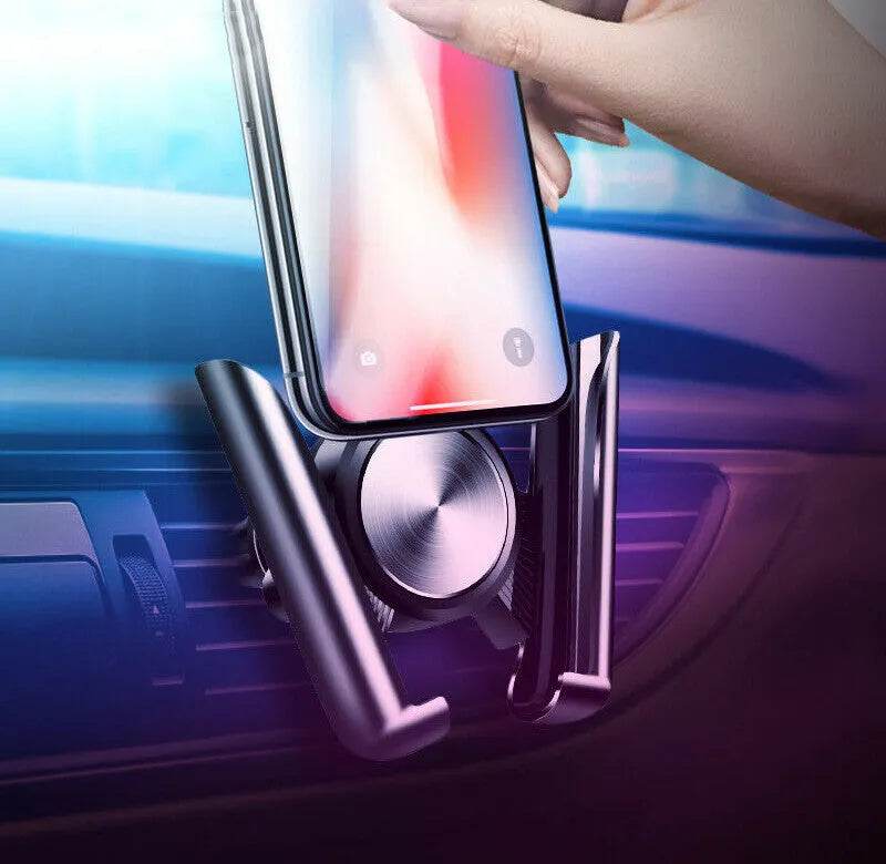 Car Mount bracket for mobile telephone Air vent mount Cradle Universal Car Phone Holder - www.Shopthatapp.com