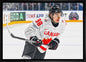 Connor Bedard 20x29 Framed Canvas Canada White Action-H - www.Shopthatapp.com