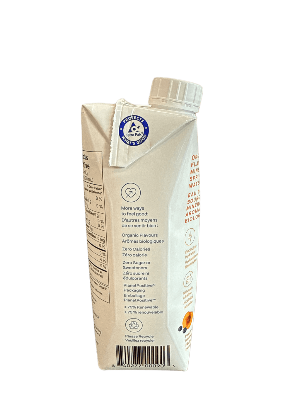 Flow Peach + Blueberry Mineral Spring Water 500ML - Canadian Edition - www.Shopthatapp.com