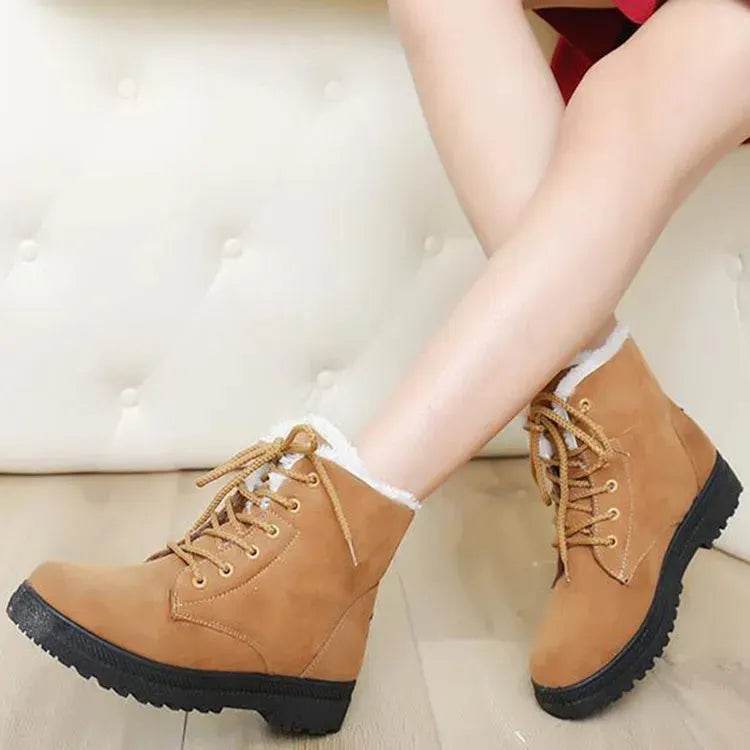 Winter Snow Boots With Warm Plush Ankle Boots For Women Shoes - www.Shopthatapp.com